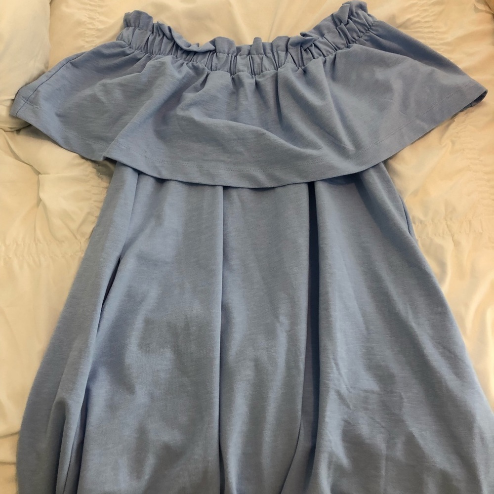 Off the shoulder, elastic top, dress